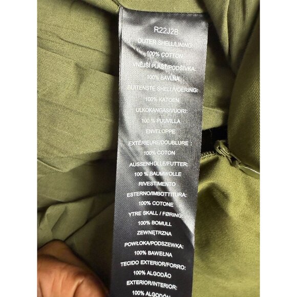 Andrea‎ Iyamah Nia Culotte Jumpsuit Green Size S Cropped Pant Bubble Sleeve - Picture 13 of 13